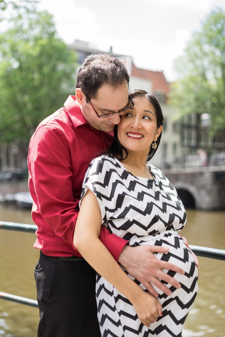 Maternity photoshoot in Amsterdam
