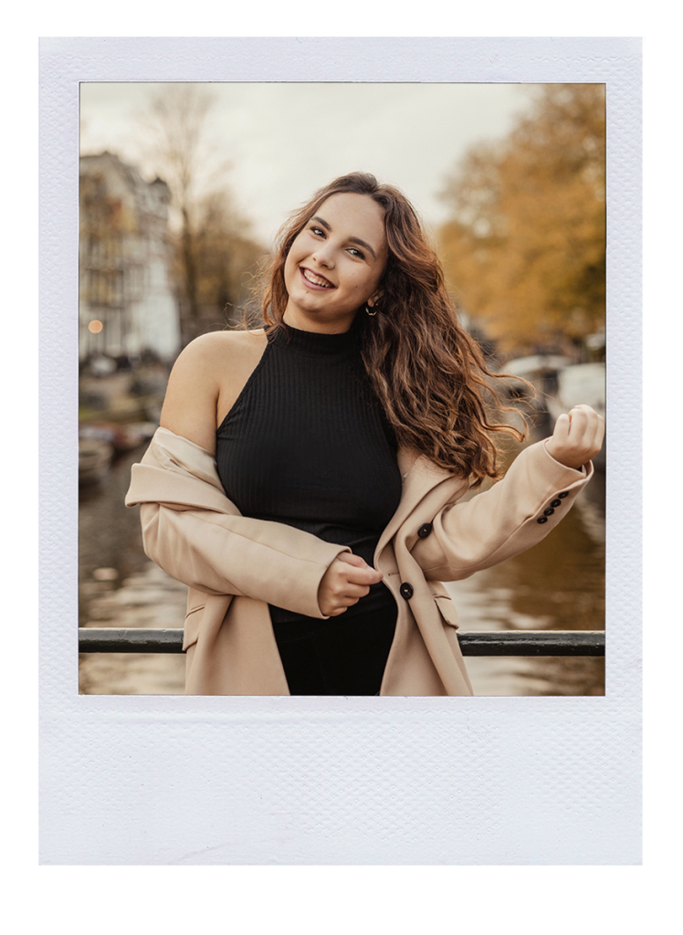 Photographer in Amsterdam Polaroid