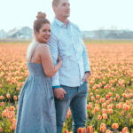 Leah & Julian, tulip photoshoot client