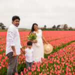 Reshma & Sundeep, tulip photoshoot client