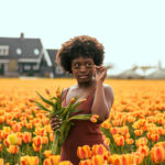 Jocelyn, tulip photoshoot client
